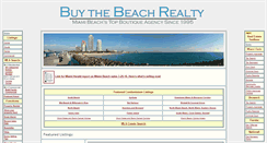 Desktop Screenshot of buythebeachrealty.com