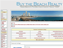 Tablet Screenshot of buythebeachrealty.com